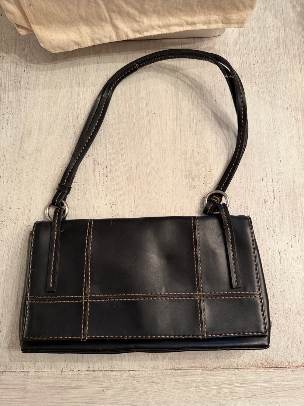 Classic Black Shoulder Bag - Nine West